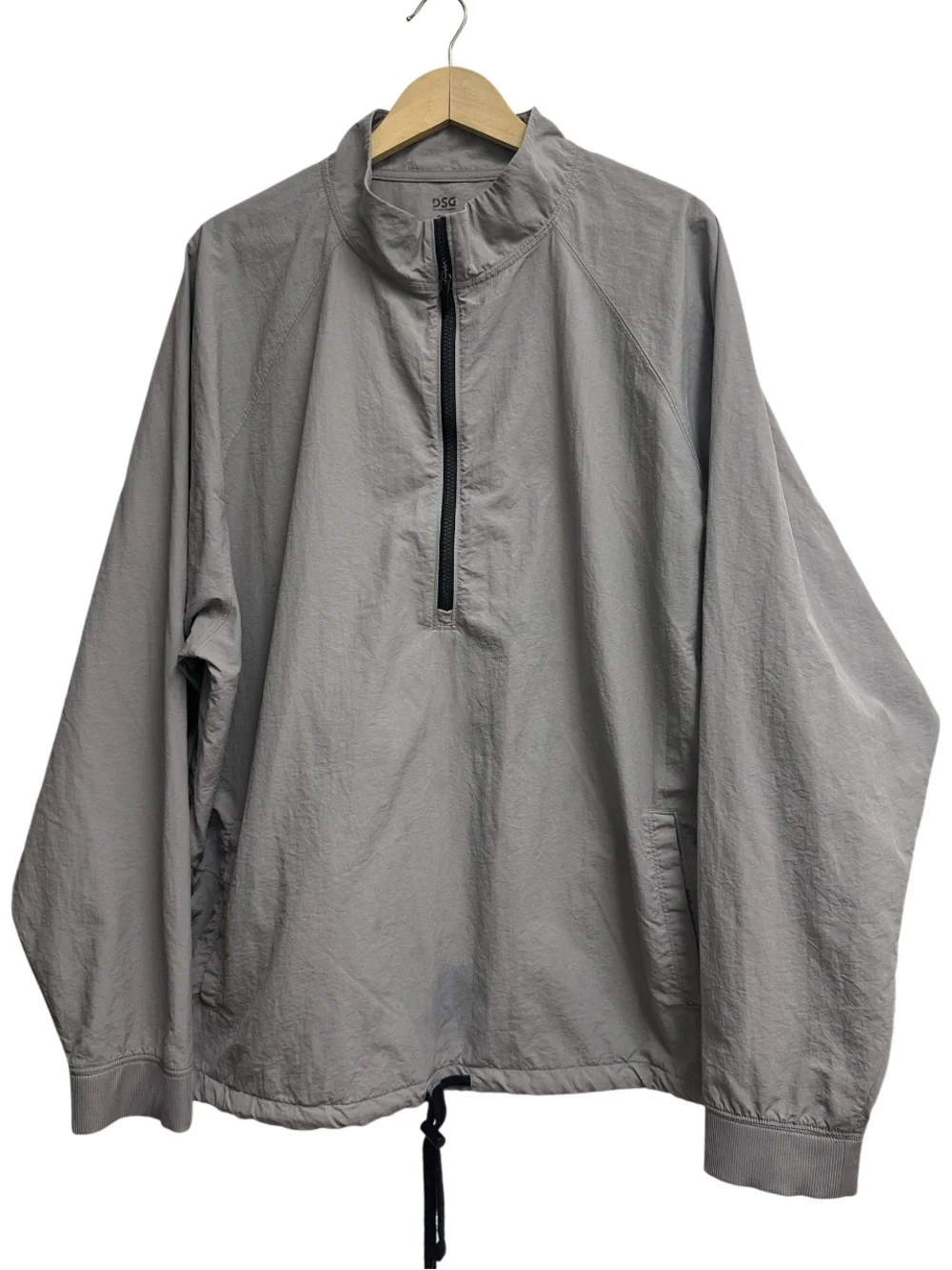 DSG | Gray Lightweight Quarter Zip Windbreaker Pullover Jacket | 2XL